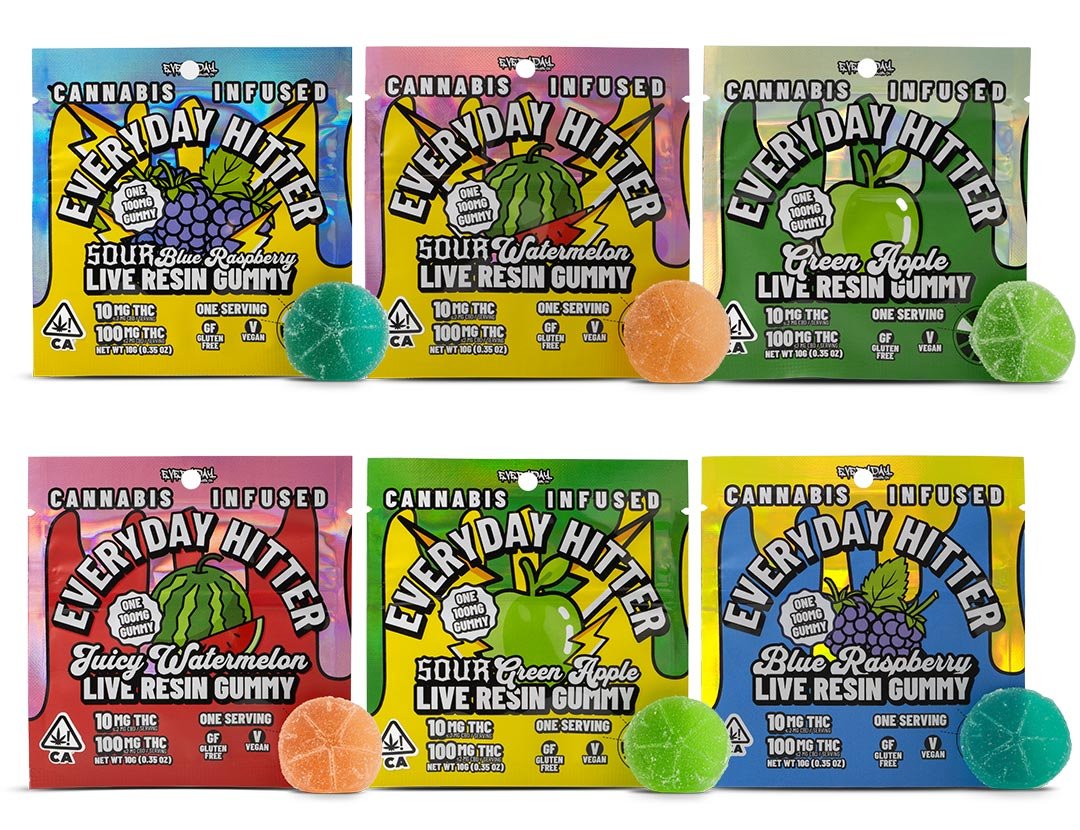 Everyday Hitters Live Resin Gummies